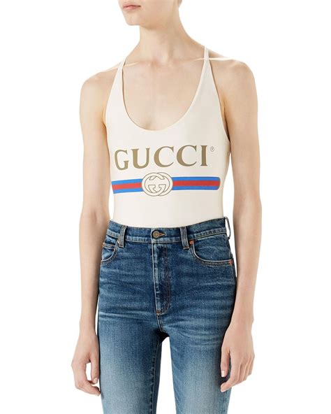 gucci bra replica|gucci logo bodysuit.